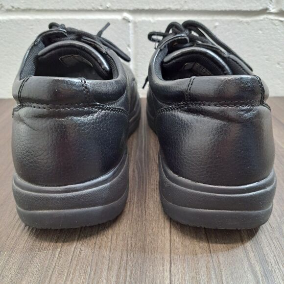 DS SLIP & OIL RESISTANT NON MARK BLACK MEMORY FOAM CASUAL SHOES MENS SIZE 10.5M - Picture 5 of 9
